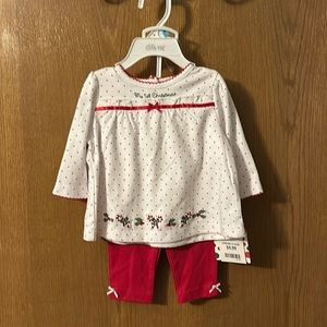 Little Me. My First Christmas Outfit